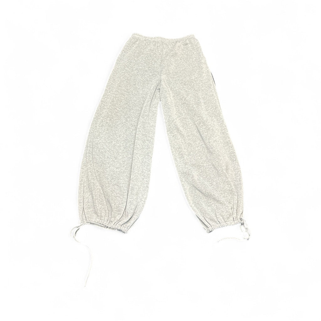 Grey and white sweatpants